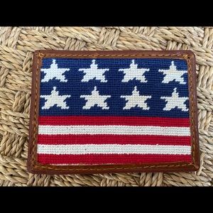 Slathers & Branson Old Glory Needlepoint Wallet